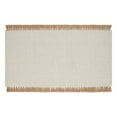 thumbnail image 3 of (2 pack) Beautiful Indoor Cotton Jute Accent Rug with Tassels by Drew Barrymore, 27 x 45 Inch Neutral, 3 of 9