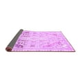 thumbnail image 2 of Ahgly Company Indoor Rectangle Abstract Purple Modern Area Rugs, 5' x 8', 2 of 4