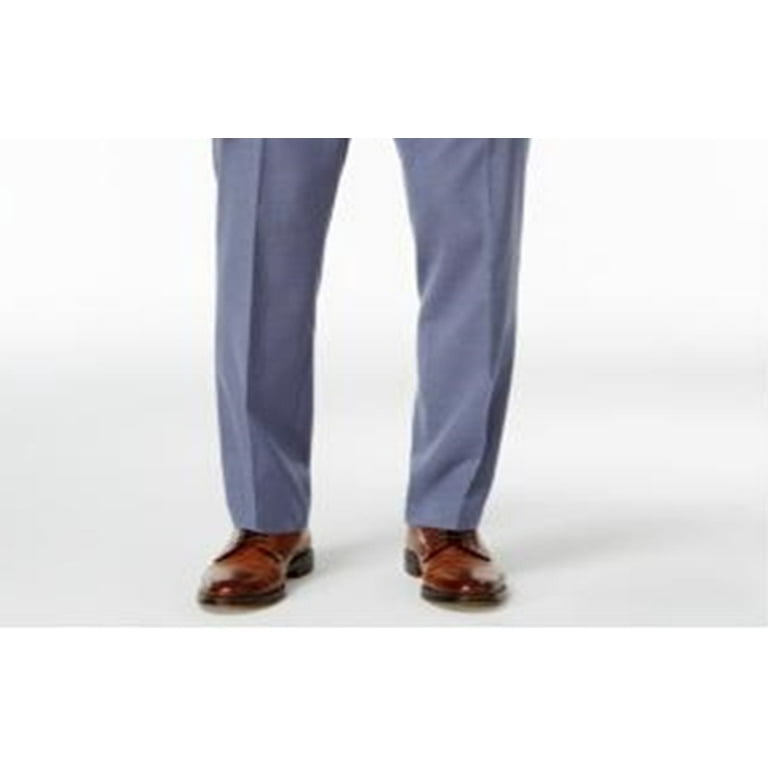 Ralph Lauren Men s Classic Fit Ultraflex Total Comfort Wool Dress Pants Blue Size 33X30 Walmart
