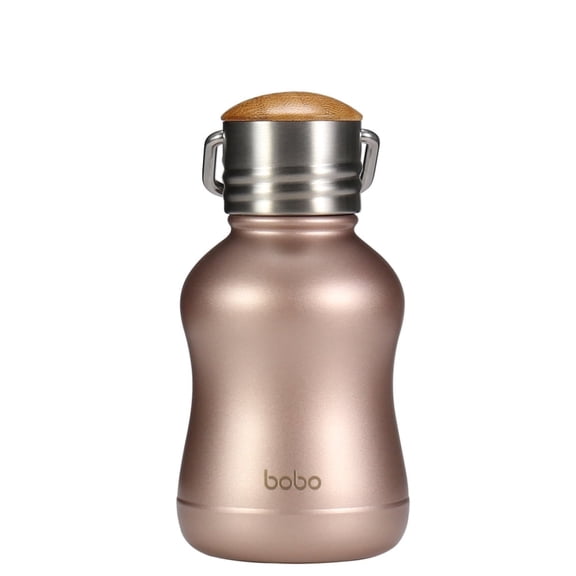 YOHKOH Mini 6.4 oz Stainless Steel Water Bottle,Leak Proof,Gold,for Coffee/Tea Drink/Ice Water