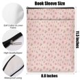 thumbnail image 2 of Funda tipo libro NGZS con estampado floral de rosas, 30 x 22 cm, bolsillo frontal, 2 of 6