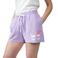 thumbnail image 2 of Hello Kitty & Friends Kuromi & My Melody Women's Lavender Sweat Shorts Large, 2 of 3