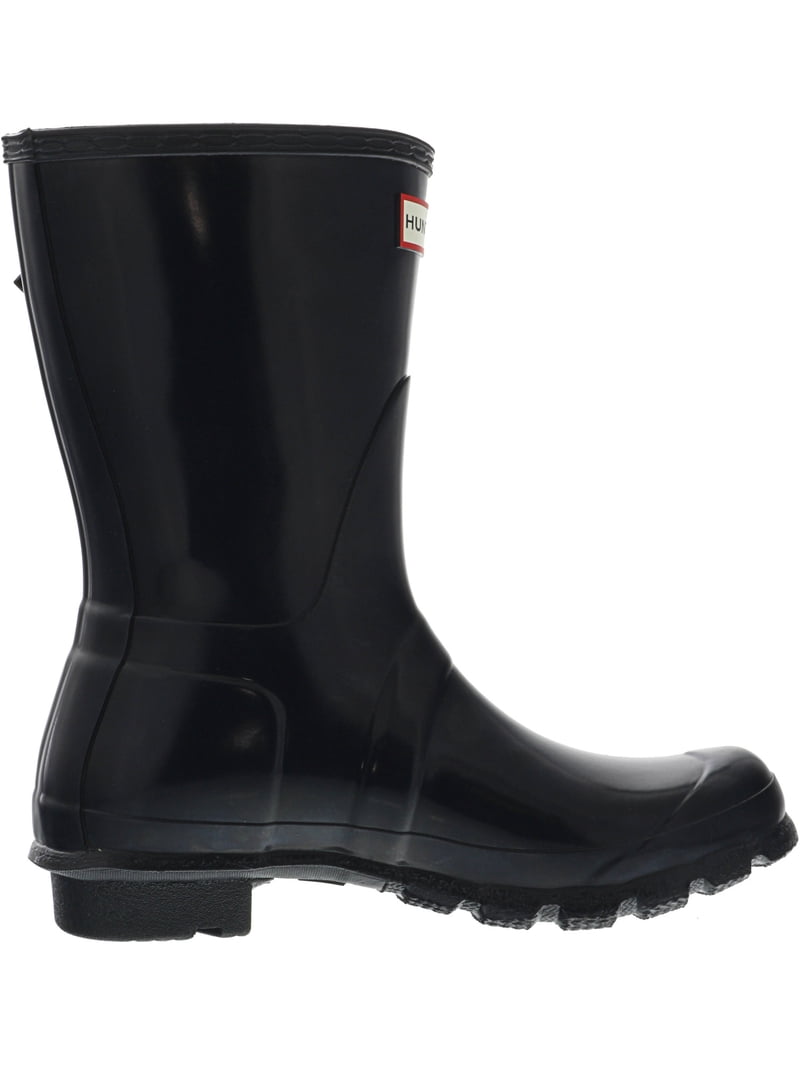 Hunter Womens Original Short Gloss Rain Boots - Navy - Size 8