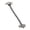 Brushed stainless teel, variant on JoyRain 11" Adjustable Shower Head Extension Arm - 304 SS Flexible Pipe, Custom Height & Angle (Chrome)