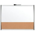 thumbnail image 1 of Quartet 79370 17 x 23 In. Magnetic Combination Board, Dry-Erase & Cork, Black & Silver Frame - Pack Of 6, 1 of 1