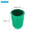 thumbnail image 2 of Uxcell Rubber Finger Tips Silicone Thumb Fingertip Protector Covers Guard Pads Thimble Grips Green Small Size 20 Pack, 2 of 5