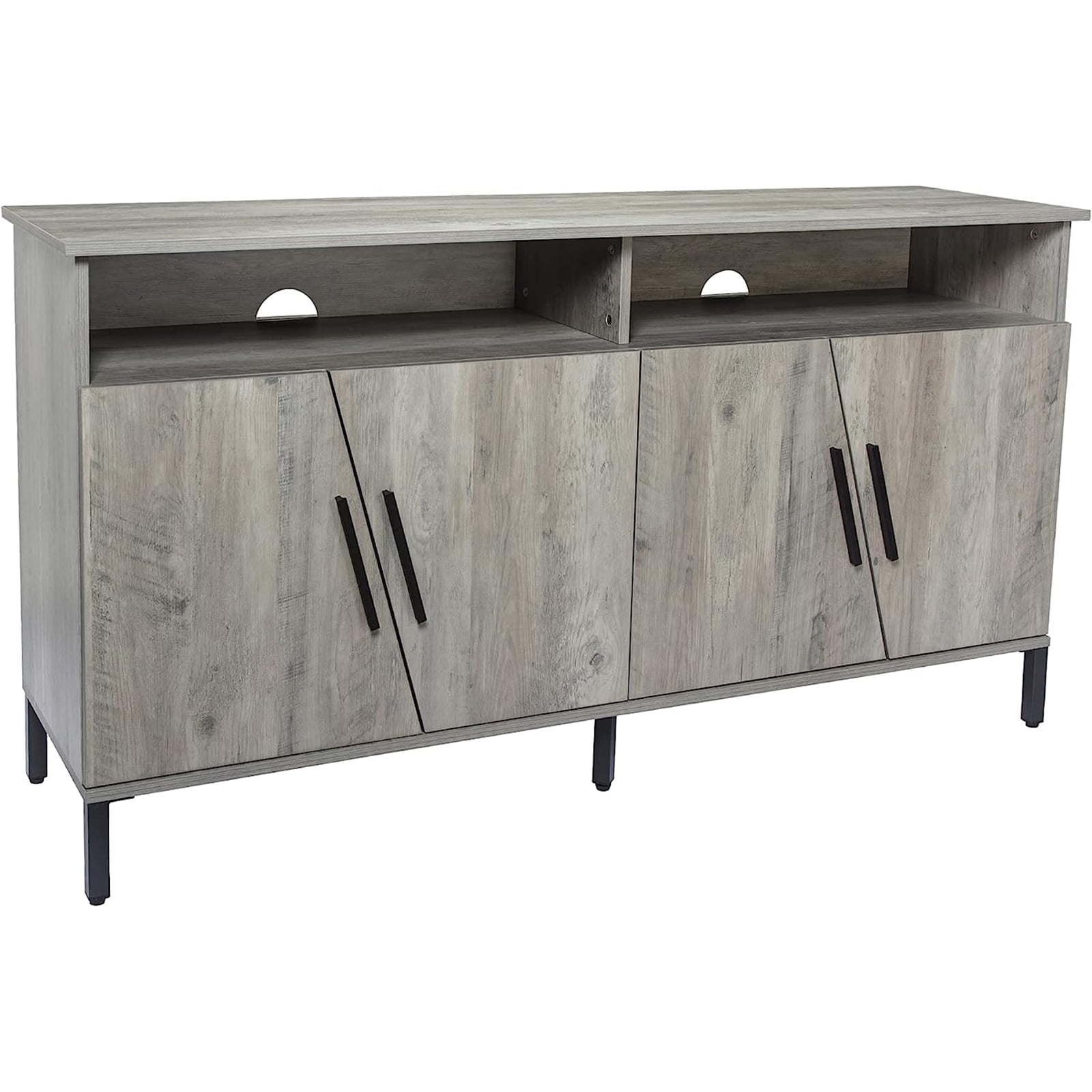 Modern Industrial TV Stand for 65 Inch TV, 59 Inch Tall TV