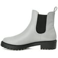 thumbnail image 3 of Journee Womens Kenova Round Toe Block Heel Chelsea Booties, Widths Available, 3 of 10