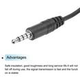 thumbnail image 4 of 3pcs 3.5mm Male Jack to Bare Wire Open End Replacement TRS 4 Pole Cable for Earphone Headphone Cable Repair, 1m, 4 of 6