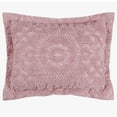 thumbnail image 4 of Better Trends 2 Piece Twin Bedspread Set 100% Cotton Chenille Tufted Medallion Pattern Soft & Luxurious Feel, Perfect for Gifting and All Seasons, Machine Washable (Pink) Rio Collection, 4 of 6