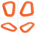 thumbnail image 2 of Anillo en D Camp Clip Gancho Hebilla Llavero Senderismo Escalada Mosquetón () Naranja, 2 of 6