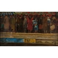 thumbnail image 3 of André Victor Édouard Devambez 18x12 Black Modern Framed Museum Art Print Titled - The Peak Hour in the Metro (1920), 3 of 5