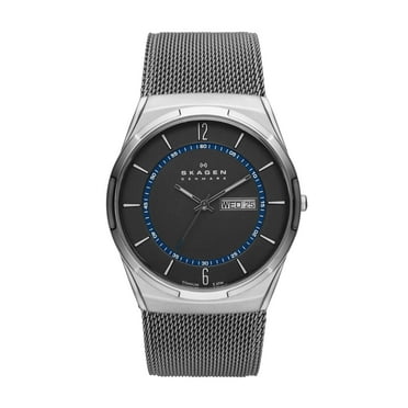 Skagen Men's Holst Chronograph Gunmetal Steel-Mesh Watch (SKW6608 ...