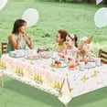 thumbnail image 6 of 3PCS Princess Party Tablecloths for Girls Kids Baby Shower 1st Birthday Fairy Tale Castle Themed Table Cover Once Upon a Time Party Decorations Party Table Cloth, 6 of 12