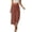 Brick Red, variant on Women's Fashionable Casual Solid Color Loose Fitting Casual Capri Pants Yoga Pant Straight Leg Business Casual Clothes for Women plus Size Pants