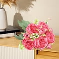 thumbnail image 6 of JeashCHAT Peonies Artificial Flowers, Artificial Peony Bouquet Silk Peonies Flowers Fake Flowers Spring Flowers for Table Centerpieces Wedding Party Office Home Decorations, 6 of 6