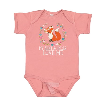 

Inktastic My Aunt and Uncle Love Me Fox for Niece Gift Baby Girl Bodysuit