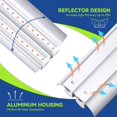 thumbnail image 4 of Monios-L Grow Light, LED Plant Light for Indoor Plants, Full Spectrum, T5 4FT 60W Dual Growing Strips with Hanging System, Individual ON/Off Switch for Seed Starting/Hydroponic/Veg, 4 of 7