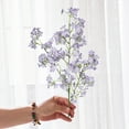 thumbnail image 2 of Nmdmisc Artificial Baby Breath Flowers Fake Silk Real Touch DIY Floral Bouquets Decor Wedding Party Decoration Arrangements(Purple), 2 of 6