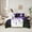 Purple, variant on Manfei Female Men Geometric Plaid Twin Bedding Sets 7-Piece,Abstract Gradient Bedding Comforter Set Microfiber,Bling Glitter Breathable Sheet Sets,Luxury Bedroom Decor,Reversible