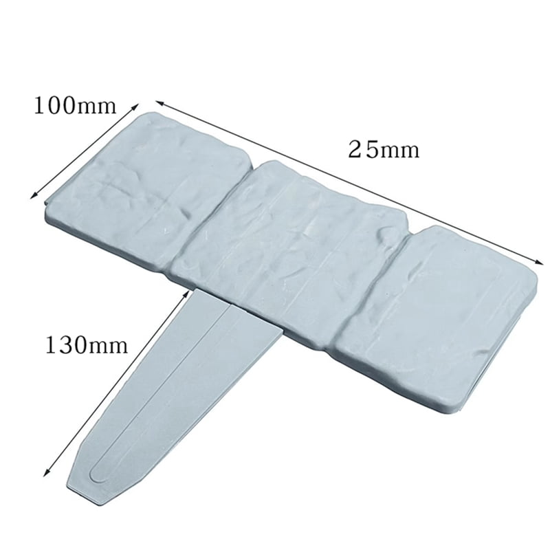Garden Landscape Edging Borders No ,20 PCS 16 FT Lawn Edging for Landscaping,Plastic Fencing Lawn Border