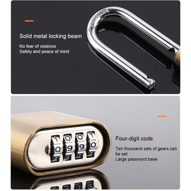 Xingzhi Zinc Alloy Coded Lock Solid Color Replacement Anti-lost