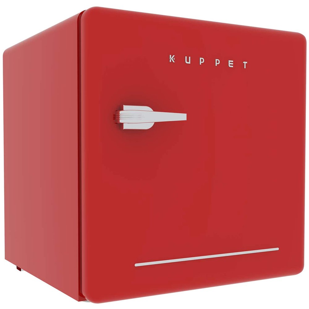 KUPPET Classic Retro Compact Refrigerator Single Door, Mini Fridge with