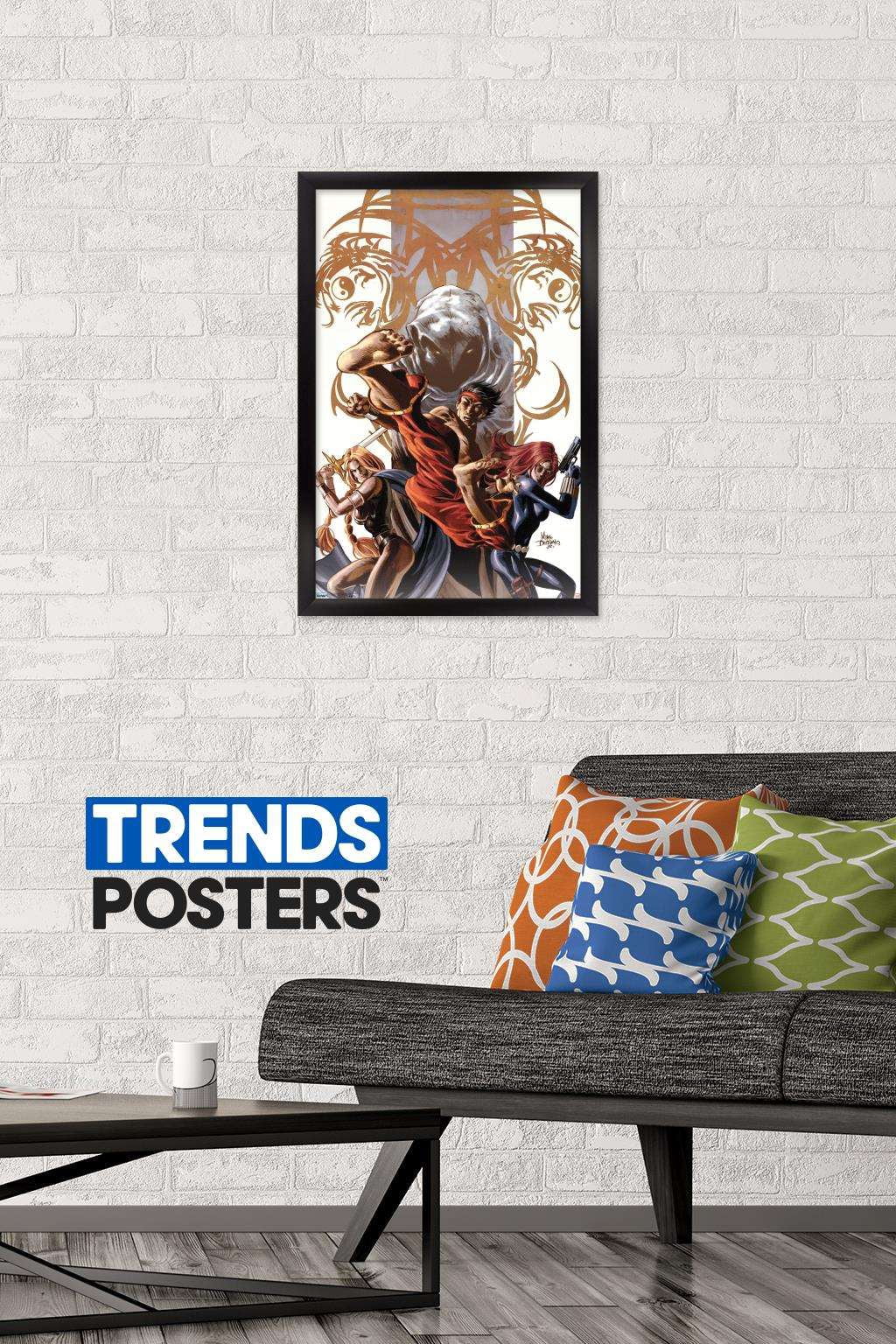 Marvel Comics - Secret Avengers - Secret Avengers #7 Wall Poster, 14.725" x 22.375", Framed