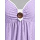 thumbnail image 4 of Camiseta Talla Extra Color Bloque Broderie Anglaise Rosegal  Camisetas tallas grandes, 4 of 5