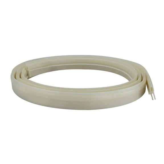 RecPro RV Roof Vent Seal White Vinyl | 51" RV Seal Replacement for Ventline, Hengs and Camco Roof Vents Made in USA (1 Pack)
