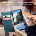 thumbnail image 2 of Xiaomi Redmi Note 14 4G Leather Magnetic Flip Case in Blue, 2 of 5