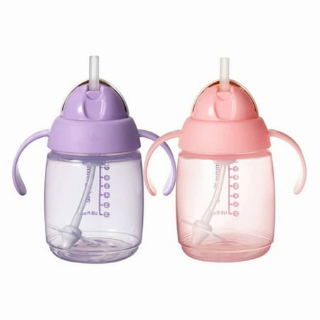 Tommee Tippee 8oz Weighted Starter Straw Sippy Cup - 2pk