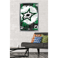 thumbnail image 2 of NHL Dallas Stars - Maximalist Logo 23 Wall Poster, 22.375" x 34" Framed, 2 of 5