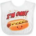 thumbnail image 3 of Inktastic Im One Hot Dog First Birthday Boys or Girls Baby Bib, 3 of 4