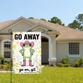 thumbnail image 2 of Joocar Go Away Frog In Cowboy Hat Garden Flag For Spring Summer Home Outdoor Garden Yard Door Decor 12x18 Inch, 2 of 5