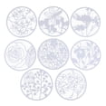 thumbnail image 2 of 8x Multifuncional Dibujo Pintura Plantilla Regla Plantilla te tesanía Suministro Sunnimix Plantilla de dibujo papel artes, 2 of 8