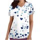 thumbnail image 3 of TaTaai Valentine's Day Print Top, Women's V Neck Short Sleeve Casual Blouse, Pocket Detail Lightweight Shirt for Holiday Season Gift, 3 of 5