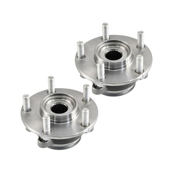 Front Wheel Hub Assembly Set - Compatible with 2014 - 2015 Nissan Rogue Select