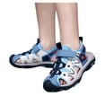 thumbnail image 3 of Gubotare Kids Sandals Boys Toddler Boys Girls Sport Sandals Cute Breathable Lightweight Outdoor Play Casual Closed Toe Hook and Loop for Toddlers & Little Kids Size 4.5 (Sky Blue,4.5 Big Kids), 3 of 9