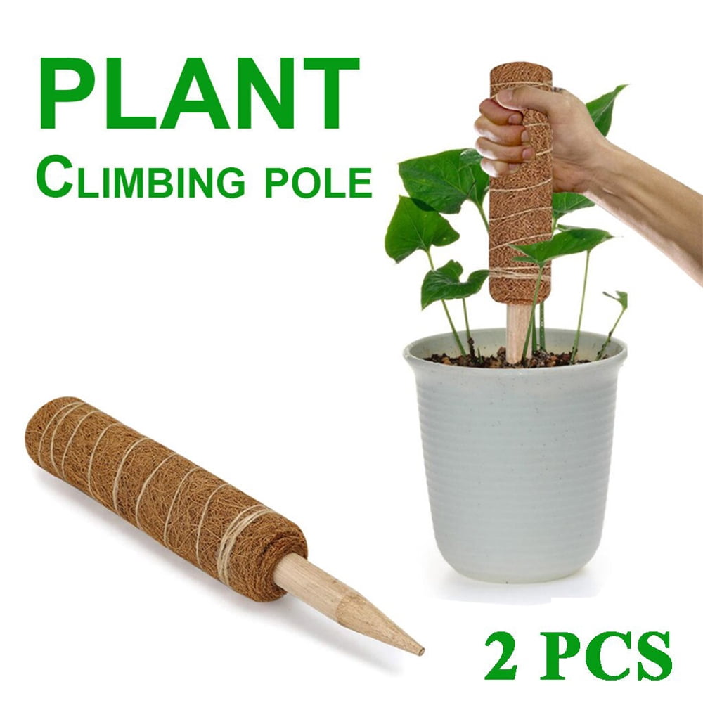 Details about   2pcs Coir Moss Totem Pole Creeper Plant Support Climbing Extension Garden 40cm 