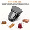 thumbnail image 2 of 12 Sets Purse Clasps Hardware Handbag Clasps Buckles Bag Making Lock Diy Bag Fasteners Purse Making Supplies 3 Colors 2 Sizes, 2 of 3