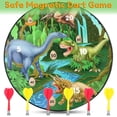 thumbnail image 2 of Fun Dinosaur Game Magnetic Dartboard Set - 16 Inch Dart Board with 6 Magnet Darts for Kids - Gift for Game Room, Carnivals and Parties (Dinosaurs), 2 of 6