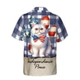 thumbnail image 2 of Patriotic Exotic Shorthair 4th of July Independence Paws Hawaiian Shirt Breathable Summer Unisex Merch Cat Lover Kitten Owner Gifts - 02010, 2 of 6