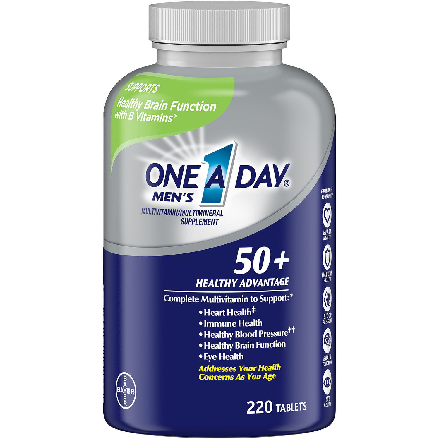 One A Day Men's 50+ Multivitamin (220 tablets)