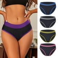 thumbnail image 2 of Visland Women Ribbed Underwear Low Rise Hipster Panties Soft Stretch Full Briefs Ladies Breathable Stretch Underpants, 2 of 8