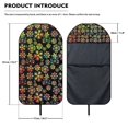 thumbnail image 7 of Uourmeti Colorful Floral Bucket Seat Towel Cover, Washable Plush Microfiber Terry Cloth Cover, Non-Slip Back for Cars and Trucks, 7 of 7
