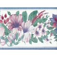 thumbnail image 1 of Satin Romance Floral Wallpaper Border DES24972, 1 of 1