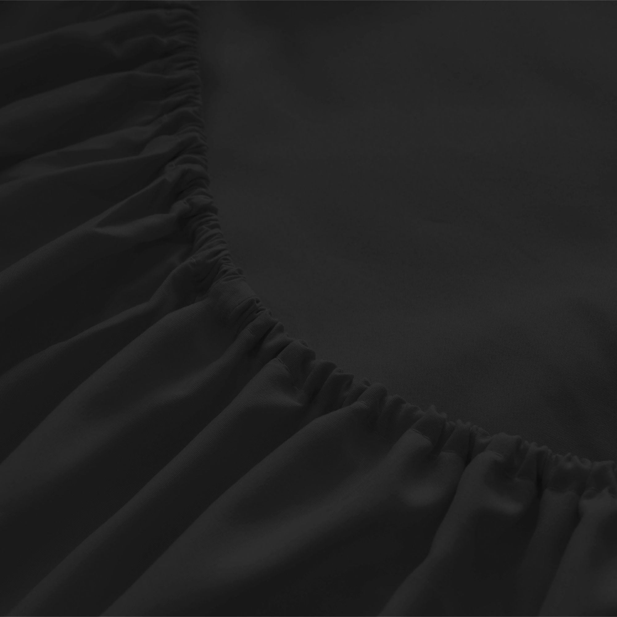 the Season Essentials Wrinkle Free Sheet Sets with Deep Pockets &amp; Stain Resistant, 1800 Thread Count Bamboo Based, Black, Queen