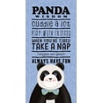 thumbnail image 2 of Marrott, Stephanie 14x24 White Modern Wood Framed Museum Art Print Titled - Panda Wisdom, 2 of 4
