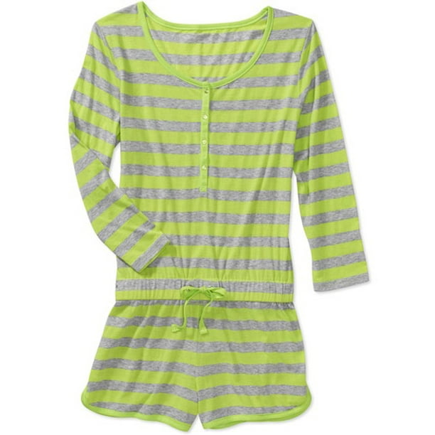 No Boundaries Juniors 3/4 Sleeve Romper